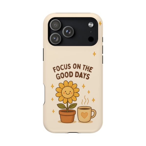 10834924319648036810_2048.jpeg Positive Cozy Vibes Tough Phone Case — “Focus on the Good Days” Sunflower Design