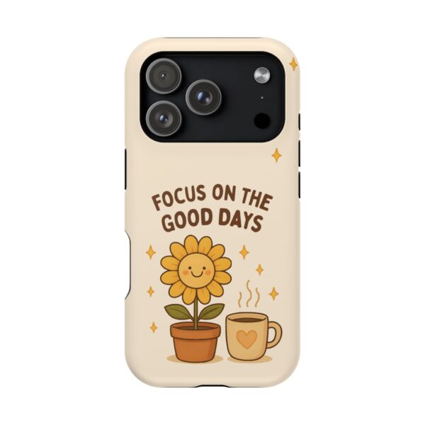 10862069834191856565_2048.jpeg Positive Cozy Vibes Tough Phone Case — “Focus on the Good Days” Sunflower Design