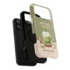 Matcha Lover Tough Phone Case – 'Sip. Relax. Repeat.' Cute Green Tea Protective Case