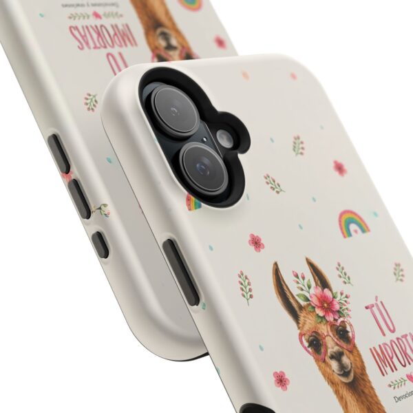 Cute Llama Phone Case | Inspirational Spanish Quote Cover | Kawaii Animal Aesthetic iPhone Case | Positive Affirmation Gift