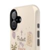 12783087377414652592_2048-1.jpeg Protect My Peace Christian Phone Case | Cozy Faith Cat iPhone Cover | Christian Aesthetic Phone Case | Cute Bible Inspired Gift