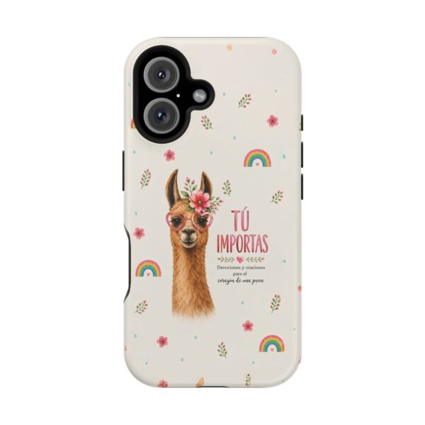 Cute Llama Phone Case | Inspirational Spanish Quote Cover | Kawaii Animal Aesthetic iPhone Case | Positive Affirmation Gift