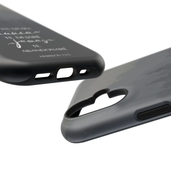 13023483600437050638_2048.jpeg Phone Case — 'Dios Ha Dicho: Nunca Te Dejaré' Christian Forest Protective Case