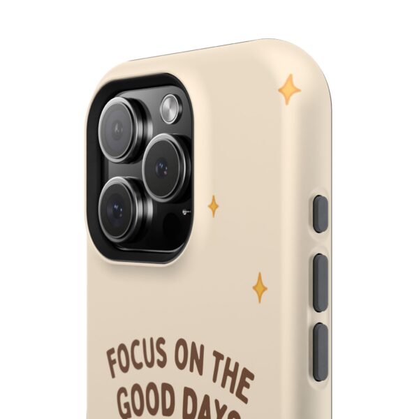 13518734711340126498_2048.jpeg Positive Cozy Vibes Tough Phone Case — “Focus on the Good Days” Sunflower Design
