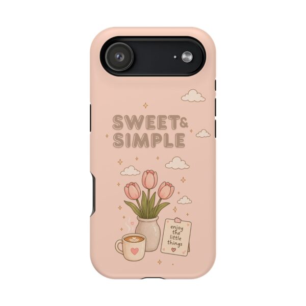 13568218894310017998_2048.jpeg Sweet & Simple Tough Phone Case — Pink Floral Cozy Vibe Tulip Design