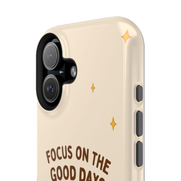 13667488642622415132_2048.jpeg Positive Cozy Vibes Tough Phone Case — “Focus on the Good Days” Sunflower Design