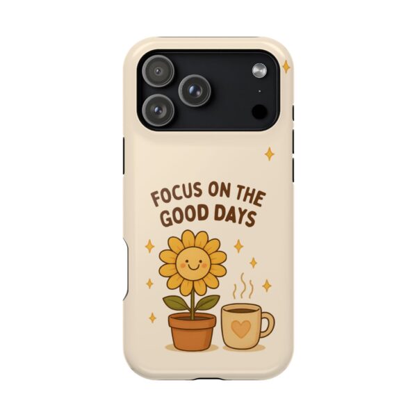 13999995703214728924_2048.jpeg Positive Cozy Vibes Tough Phone Case — “Focus on the Good Days” Sunflower Design