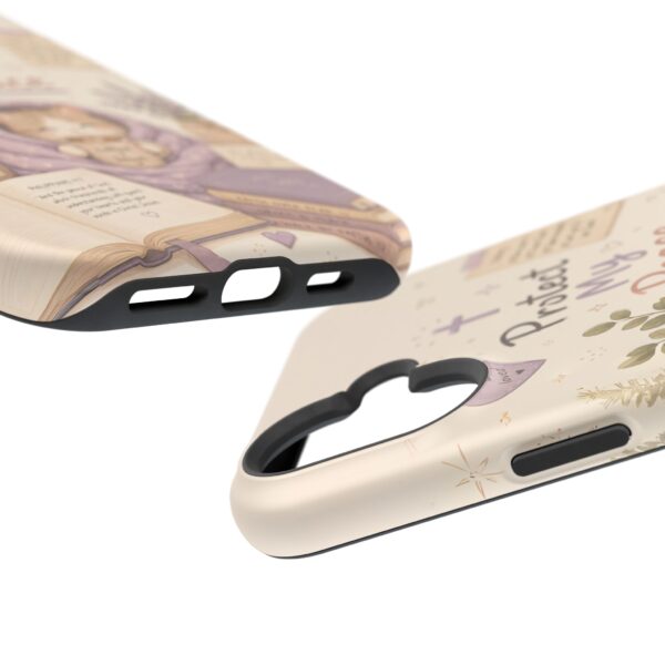 14146749542228099008_2048-1.jpeg Protect My Peace Christian Phone Case | Cozy Faith Cat iPhone Cover | Christian Aesthetic Phone Case | Cute Bible Inspired Gift