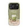 Matcha Lover Tough Phone Case – 'Sip. Relax. Repeat.' Cute Green Tea Protective Case