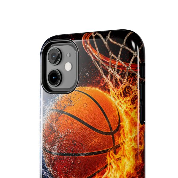 Personalized Basketball Phone Case — Custom Name & Number Tough Case