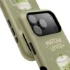 Matcha Lover Tough Phone Case – 'Sip. Relax. Repeat.' Cute Green Tea Protective Case