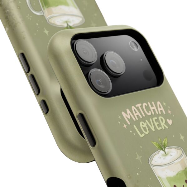 Matcha Lover Tough Phone Case – 'Sip. Relax. Repeat.' Cute Green Tea Protective Case