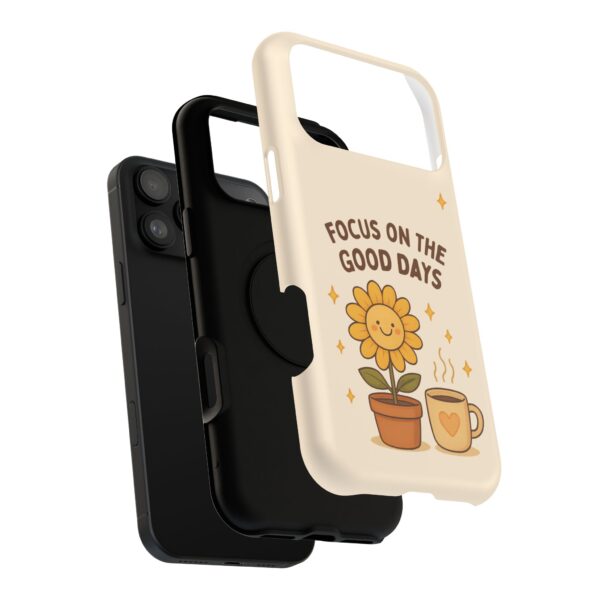 15439825974855607765_2048.jpeg Positive Cozy Vibes Tough Phone Case — “Focus on the Good Days” Sunflower Design