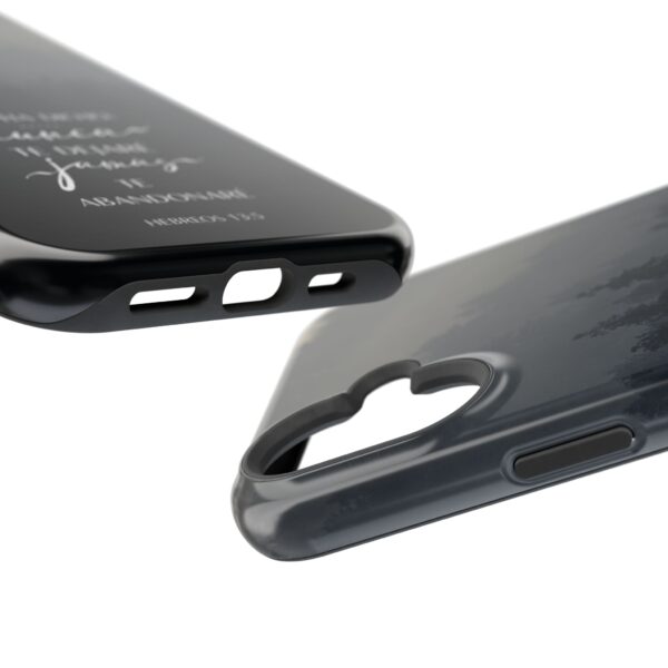 16119910106515877059_2048.jpeg Phone Case — 'Dios Ha Dicho: Nunca Te Dejaré' Christian Forest Protective Case