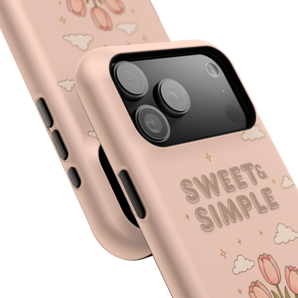 17176668169883232023_2048.jpeg Sweet & Simple Tough Phone Case — Pink Floral Cozy Vibe Tulip Design