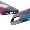 Volleyball Phone Case | Pink Blue Ink Art Sports Cover | Aesthetic Volleyball Player Gift | iPhone Case