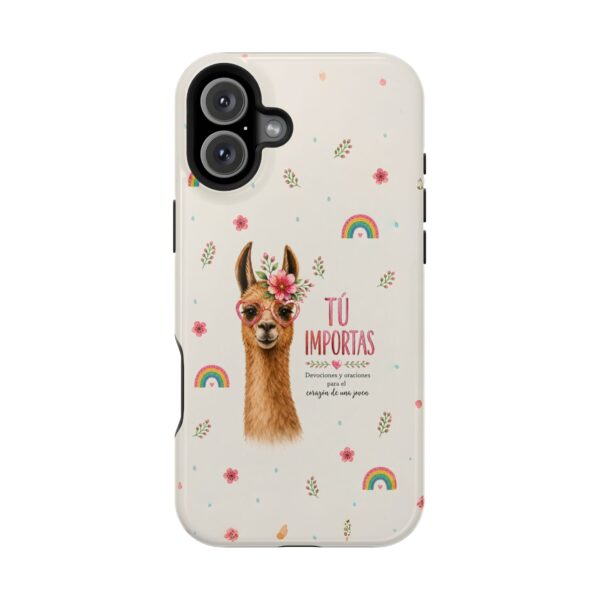 Cute Llama Phone Case | Inspirational Spanish Quote Cover | Kawaii Animal Aesthetic iPhone Case | Positive Affirmation Gift