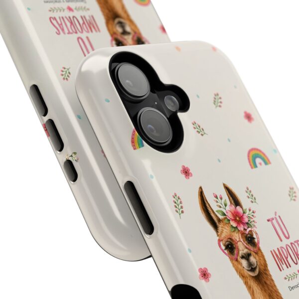 Cute Llama Phone Case | Inspirational Spanish Quote Cover | Kawaii Animal Aesthetic iPhone Case | Positive Affirmation Gift