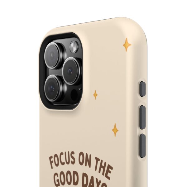 18038951569973680489_2048.jpeg Positive Cozy Vibes Tough Phone Case — “Focus on the Good Days” Sunflower Design