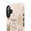 18065017617206774079_2048-1.jpeg Protect My Peace Christian Phone Case | Cozy Faith Cat iPhone Cover | Christian Aesthetic Phone Case | Cute Bible Inspired Gift