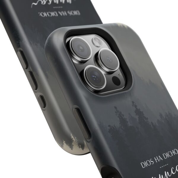 18192878808957053324_2048.jpeg Phone Case — 'Dios Ha Dicho: Nunca Te Dejaré' Christian Forest Protective Case