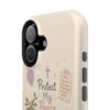 18211661140165938135_2048-1.jpeg Protect My Peace Christian Phone Case | Cozy Faith Cat iPhone Cover | Christian Aesthetic Phone Case | Cute Bible Inspired Gift