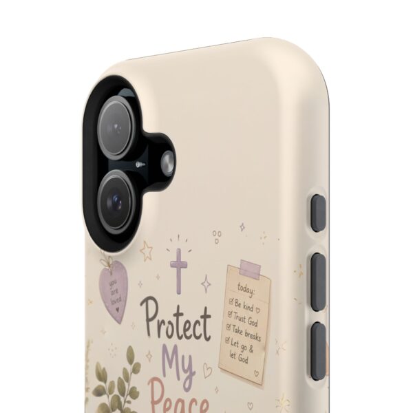 18211661140165938135_2048-1.jpeg Protect My Peace Christian Phone Case | Cozy Faith Cat iPhone Cover | Christian Aesthetic Phone Case | Cute Bible Inspired Gift