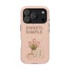 2598564342305622612_2048.jpeg Sweet & Simple Tough Phone Case — Pink Floral Cozy Vibe Tulip Design