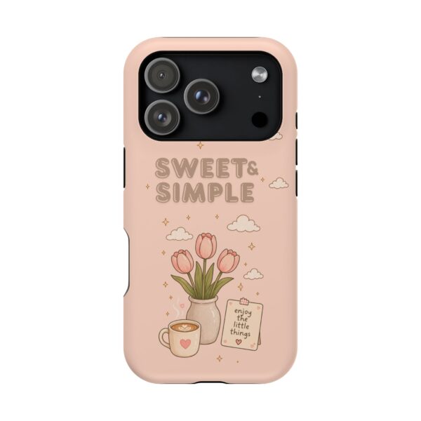 2598564342305622612_2048.jpeg Sweet & Simple Tough Phone Case — Pink Floral Cozy Vibe Tulip Design