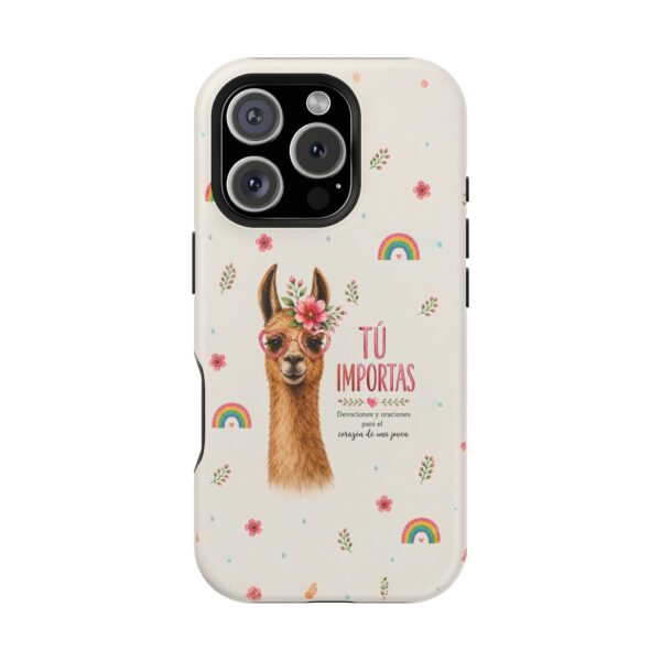 Cute Llama Phone Case | Inspirational Spanish Quote Cover | Kawaii Animal Aesthetic iPhone Case | Positive Affirmation Gift