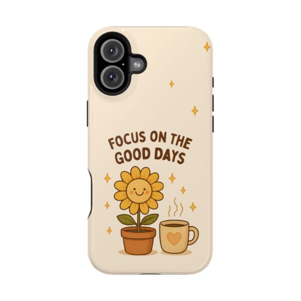 3249022805857676733_2048.jpeg Positive Cozy Vibes Tough Phone Case — “Focus on the Good Days” Sunflower Design