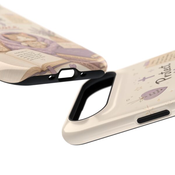 3328890631588880052_2048-1.jpeg Protect My Peace Christian Phone Case | Cozy Faith Cat iPhone Cover | Christian Aesthetic Phone Case | Cute Bible Inspired Gift