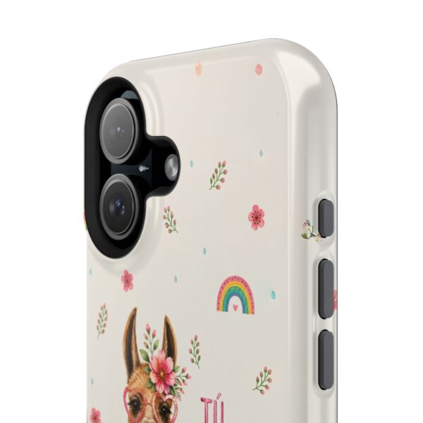 Cute Llama Phone Case | Inspirational Spanish Quote Cover | Kawaii Animal Aesthetic iPhone Case | Positive Affirmation Gift