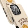 5137966931219476248_2048.jpeg Positive Cozy Vibes Tough Phone Case — “Focus on the Good Days” Sunflower Design