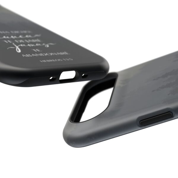 5251243062002699098_2048.jpeg Phone Case — 'Dios Ha Dicho: Nunca Te Dejaré' Christian Forest Protective Case