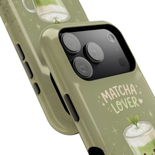 Matcha Lover Tough Phone Case – 'Sip. Relax. Repeat.' Cute Green Tea Protective Case