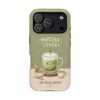 Matcha Lover Tough Phone Case – 'Sip. Relax. Repeat.' Cute Green Tea Protective Case