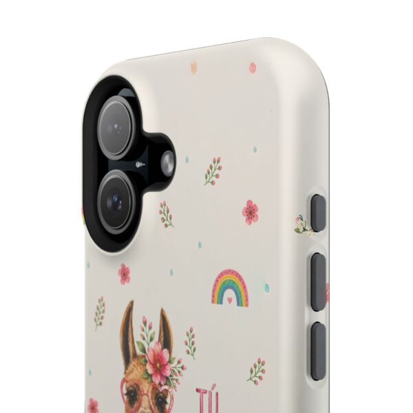 Cute Llama Phone Case | Inspirational Spanish Quote Cover | Kawaii Animal Aesthetic iPhone Case | Positive Affirmation Gift