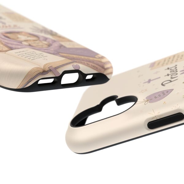 7558495355987375027_2048-1.jpeg Protect My Peace Christian Phone Case | Cozy Faith Cat iPhone Cover | Christian Aesthetic Phone Case | Cute Bible Inspired Gift