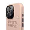 7958871968559158495_2048.jpeg Sweet & Simple Tough Phone Case — Pink Floral Cozy Vibe Tulip Design
