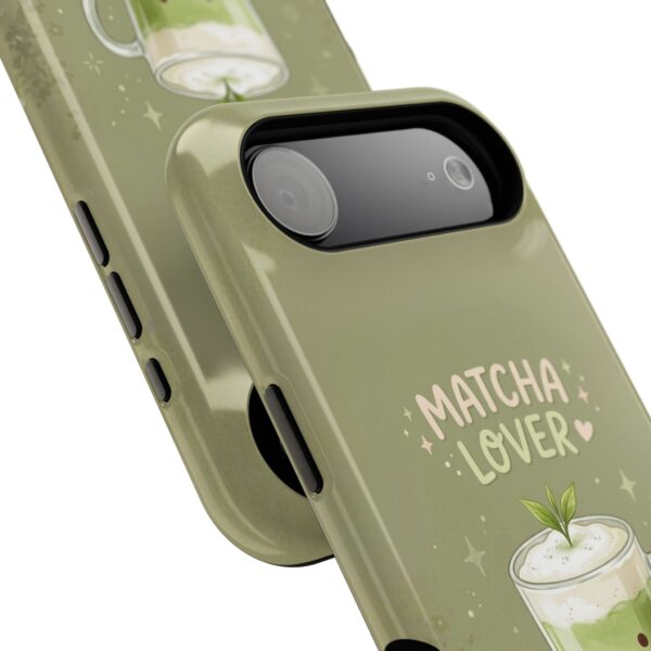 Matcha Lover Tough Phone Case – 'Sip. Relax. Repeat.' Cute Green Tea Protective Case