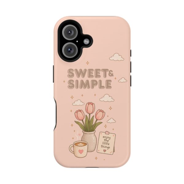 8074186159046823084_2048.jpeg Sweet & Simple Tough Phone Case — Pink Floral Cozy Vibe Tulip Design