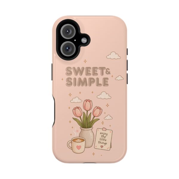 8462477750482623524_2048.jpeg Sweet & Simple Tough Phone Case — Pink Floral Cozy Vibe Tulip Design