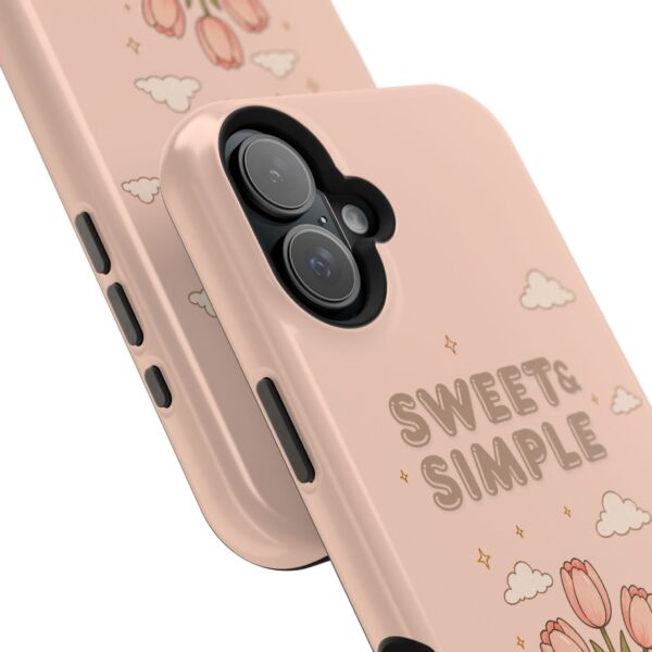 8564852741705272082_2048.jpeg Sweet & Simple Tough Phone Case — Pink Floral Cozy Vibe Tulip Design