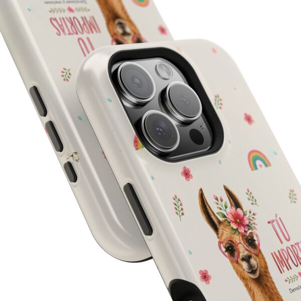 Cute Llama Phone Case | Inspirational Spanish Quote Cover | Kawaii Animal Aesthetic iPhone Case | Positive Affirmation Gift