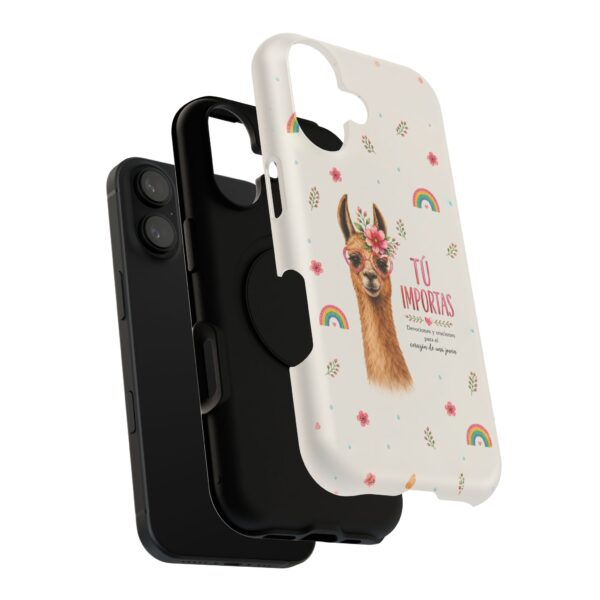 Cute Llama Phone Case | Inspirational Spanish Quote Cover | Kawaii Animal Aesthetic iPhone Case | Positive Affirmation Gift