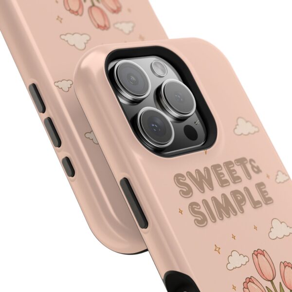 8921387273319630341_2048.jpeg Sweet & Simple Tough Phone Case — Pink Floral Cozy Vibe Tulip Design