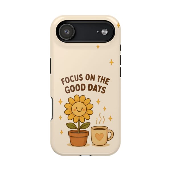 9276493979880083235_2048.jpeg Positive Cozy Vibes Tough Phone Case — “Focus on the Good Days” Sunflower Design
