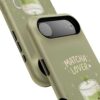 Matcha Lover Tough Phone Case – 'Sip. Relax. Repeat.' Cute Green Tea Protective Case